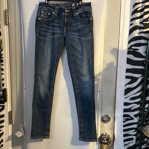 Miss Me Dark Blue Skinny Jeans